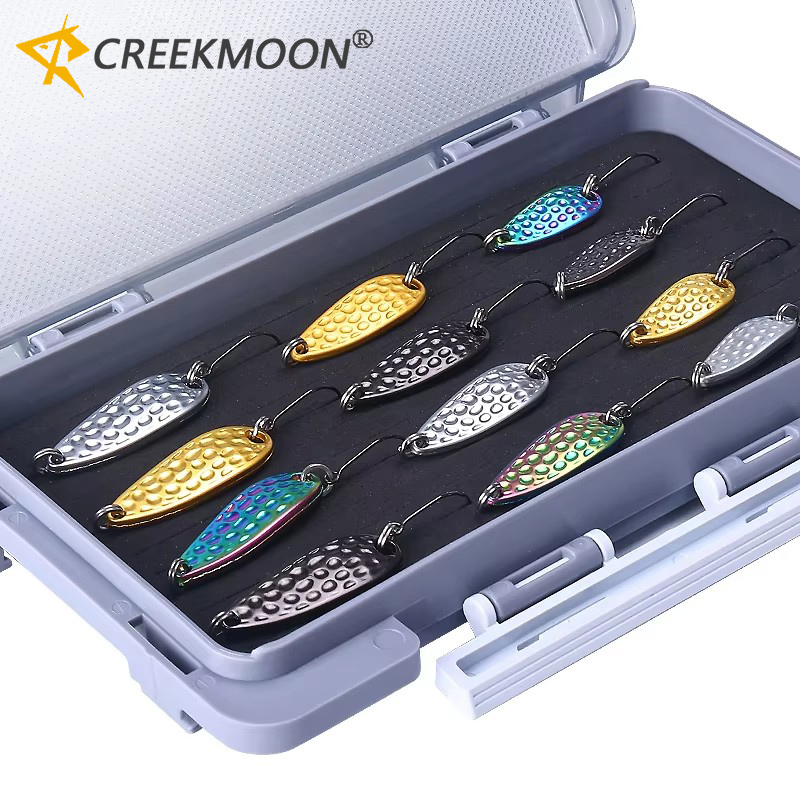 Fishing Lure Spinnerbait - Conjunto de 12 Iscas de Colher