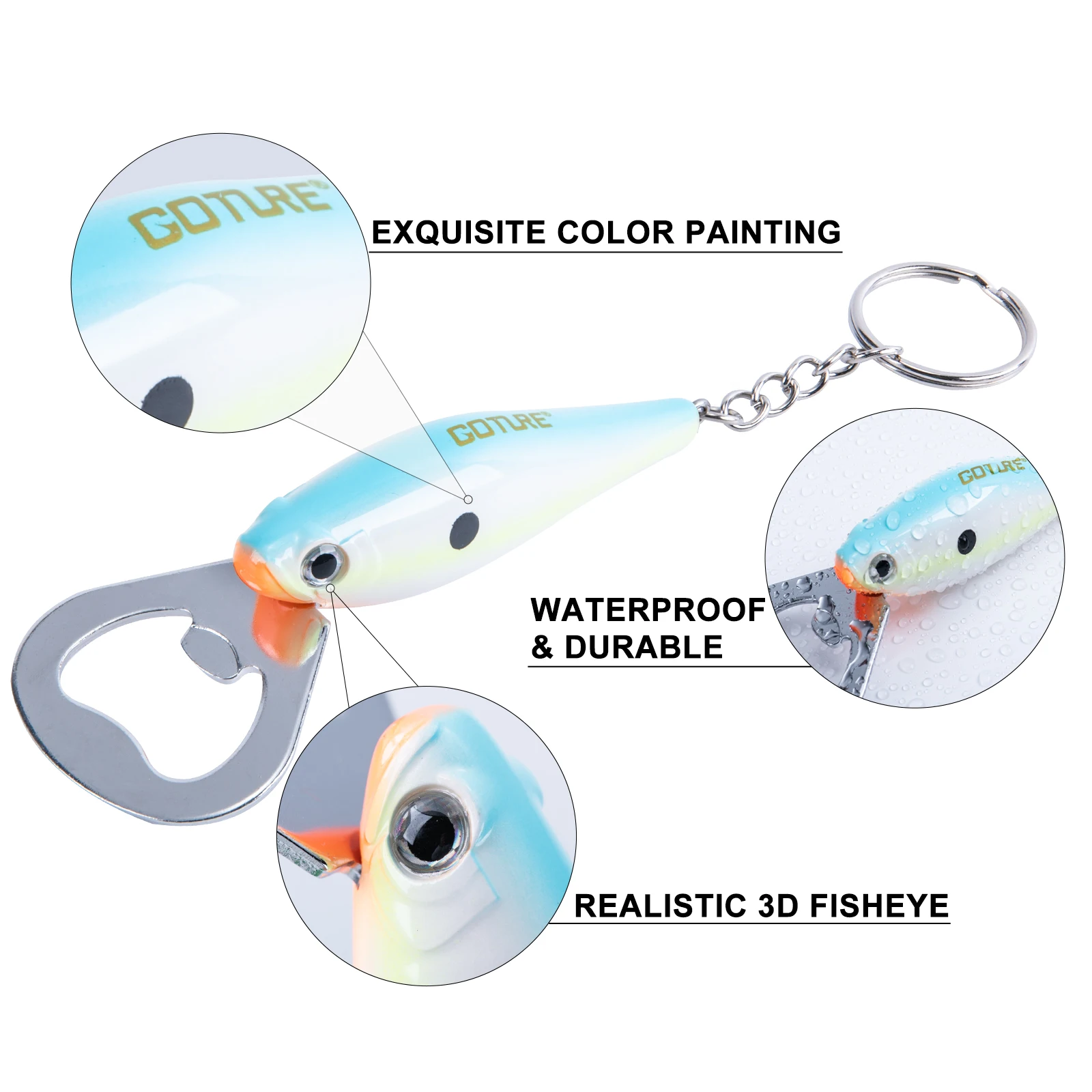 Goture 1 peça abridor de garra - Fishing Lure Accessories avaliação e preço