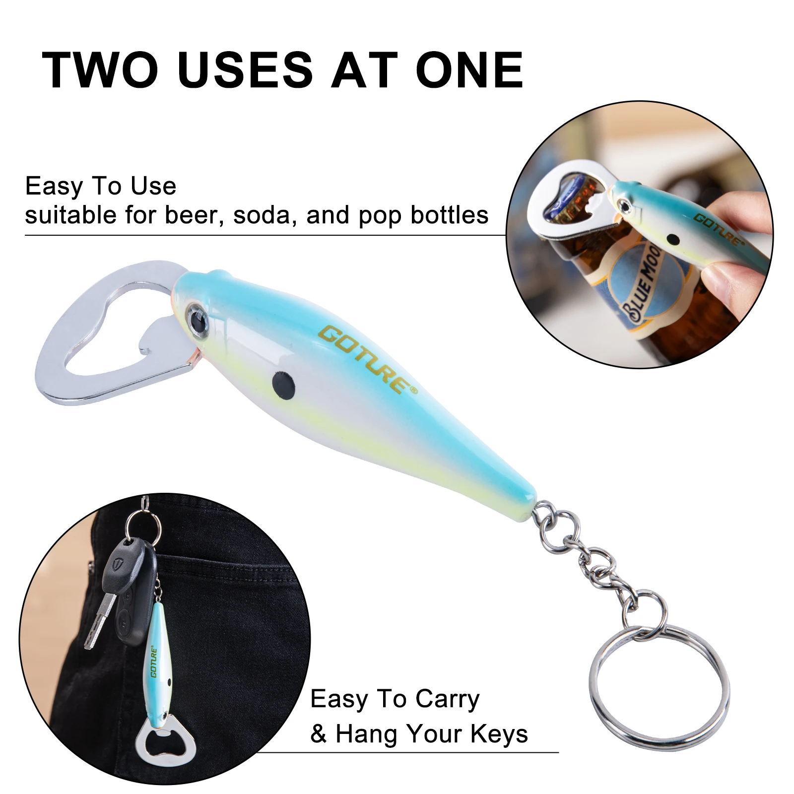 Goture 1 peça abridor de garra - Fishing Lure Accessories avaliação e preço