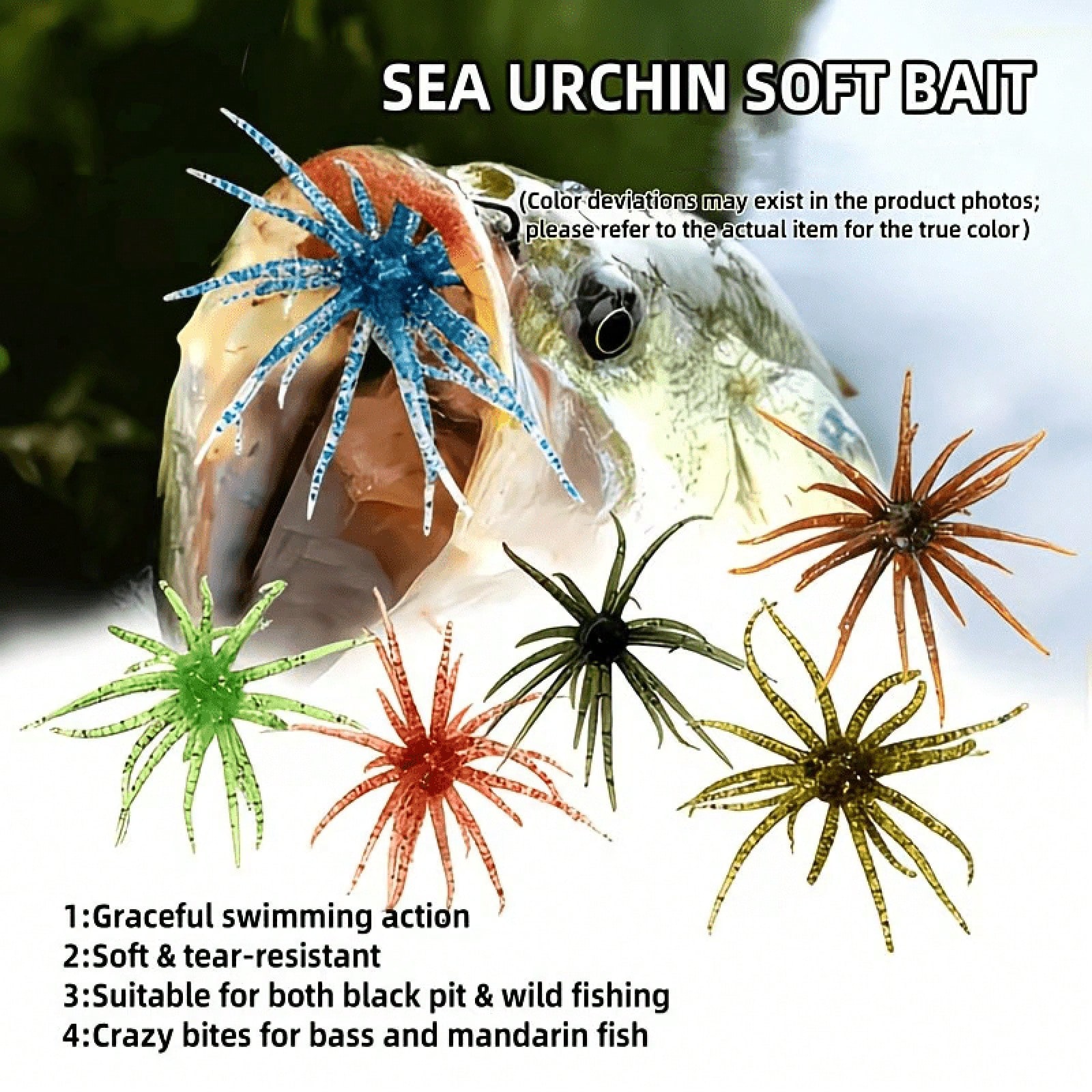 6 Iscas Macias de Ouriço-do-Ma - Fishing Lure Making Kit avaliação e preço