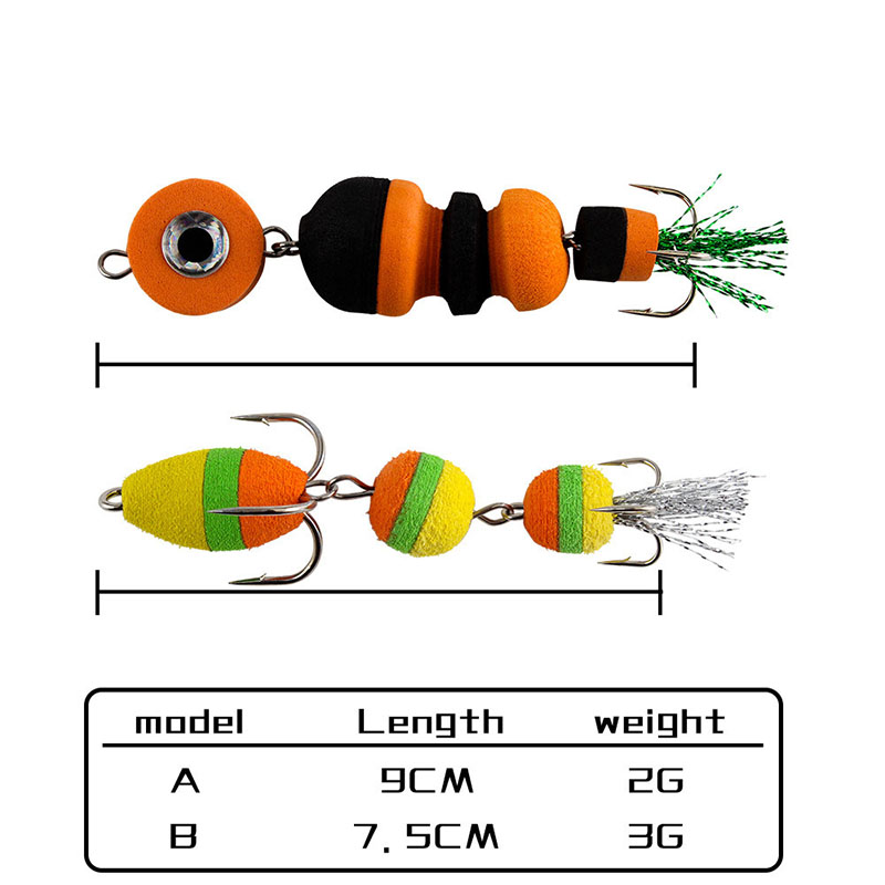 1 pçs 2g/3g mandula isca artif - Fishing Lure Swimbait avaliação e preço