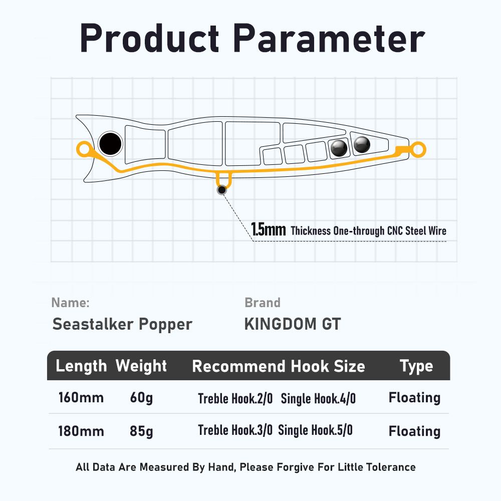 Kingdom gt topwater popper isc - Fishing Lure Buzzbait avaliação e preço