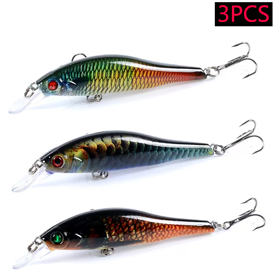 Kit de Iscas Artificiais Rígid - Fishing Lure Jerkbait avaliação e preço