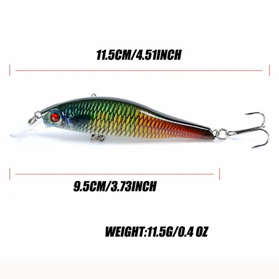 Kit de Iscas Artificiais Rígid - Fishing Lure Jerkbait avaliação e preço