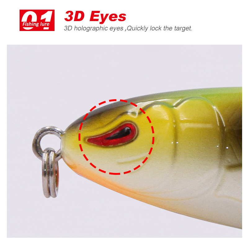 Isca de Pesca Flutuante Tackle - Fishing Lure Soft Plastic avaliação e preço
