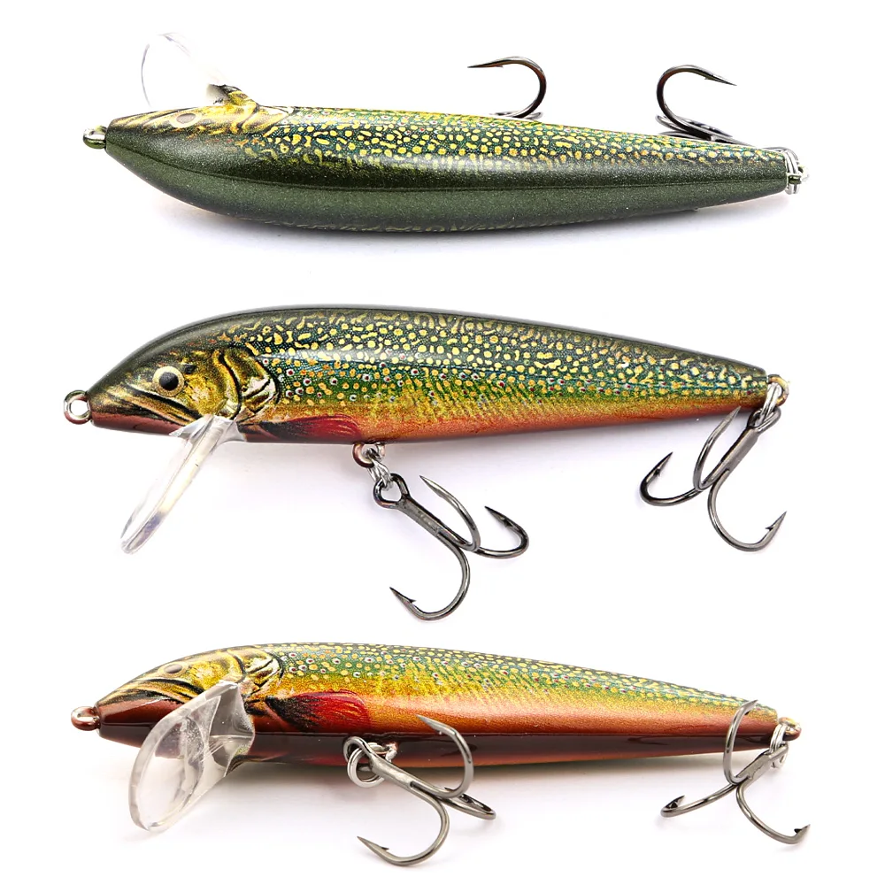 B & u 80mm afundando minnow os - Fishing Lure Jerkbait avaliação e preço