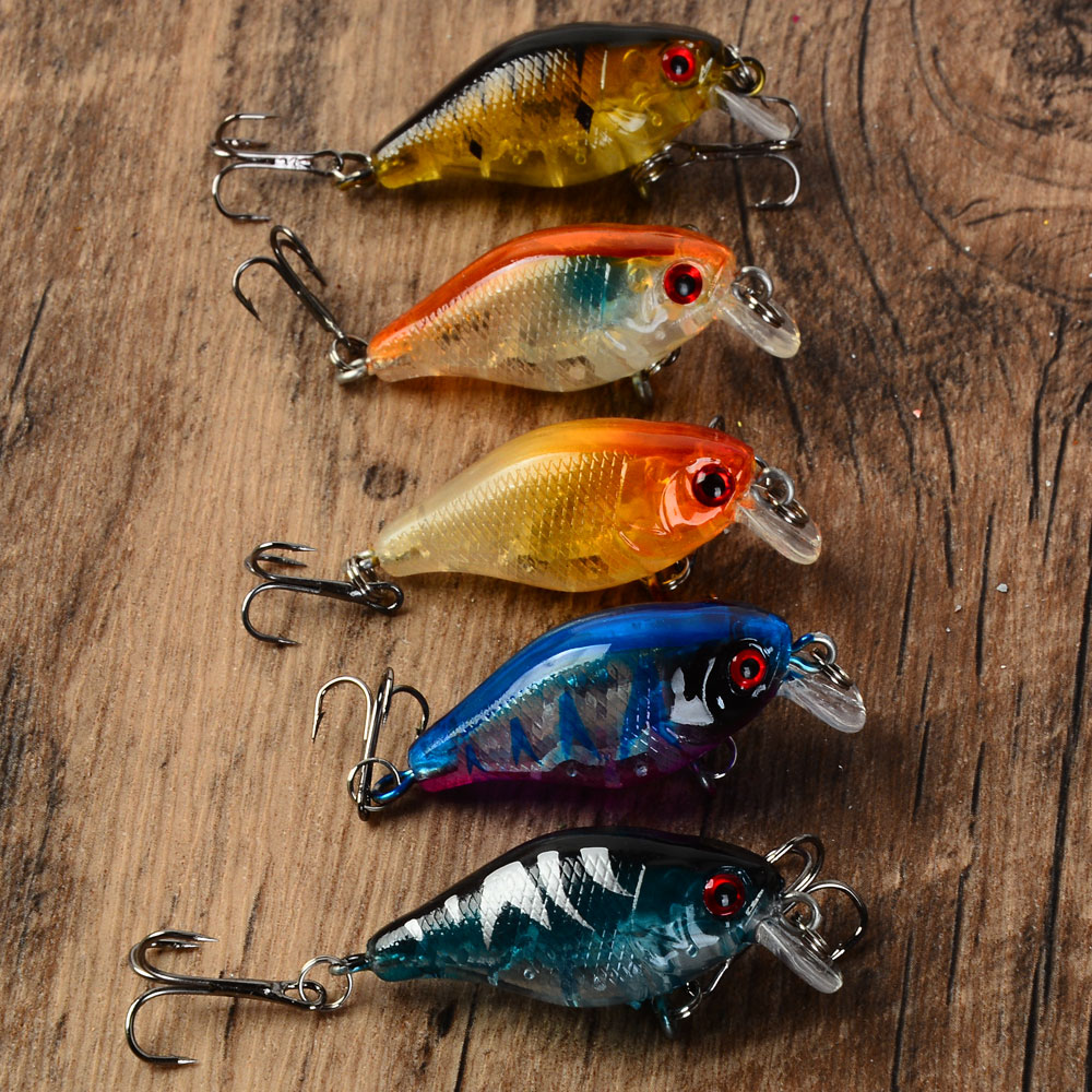 5 pçs flutuante crankbaits isc - Fishing Lure Jerkbait avaliação e preço