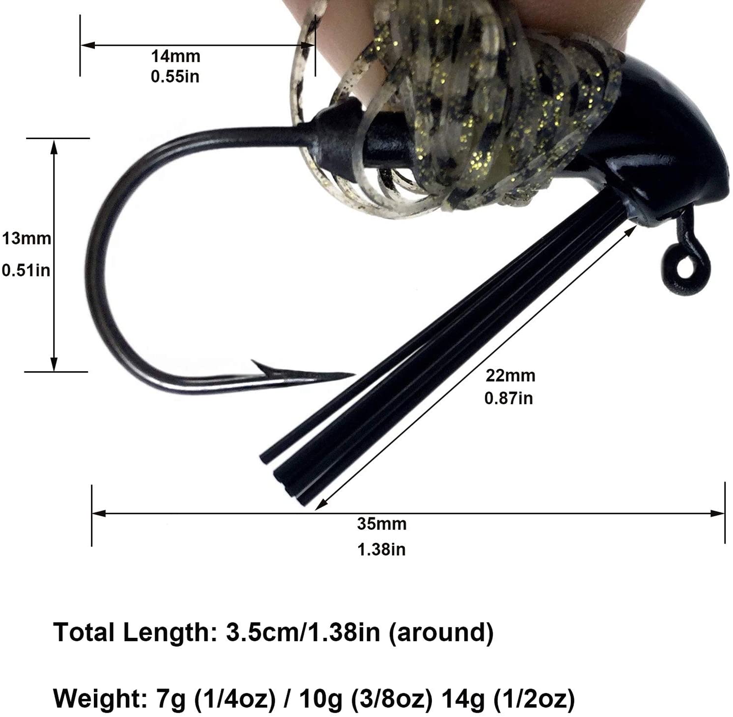 Thkfish 5 pçs gabarito iscas d - Fishing Lure Buzzbait avaliação e preço