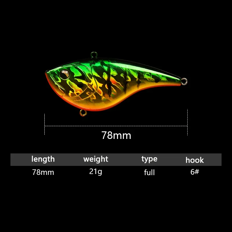 Isca de pesca vib 21g/78mm, is - Fishing Lure Spoon avaliação e preço