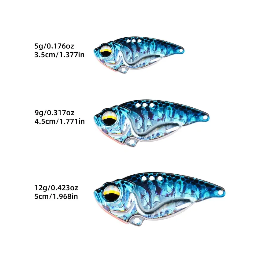 Vib colher isca de pesca 5g 9g - Fishing Lure Spinner avaliação e preço